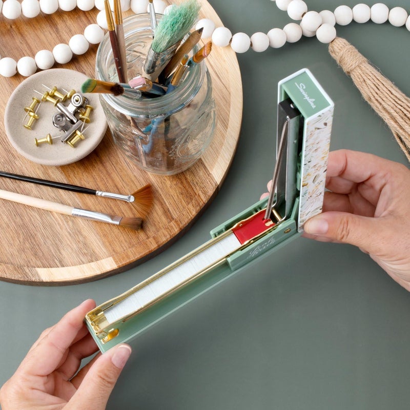 Swing Line Stapler by Leah Bisch, 20 Sheet Capacity, Full Strip, Wildflowers, Colorful Fashion Design (S700034) - Image 4